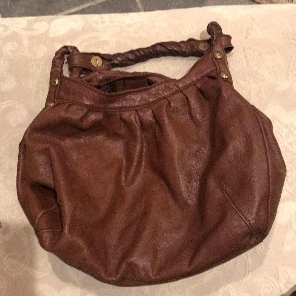 Lucky Brand brown leather bag.